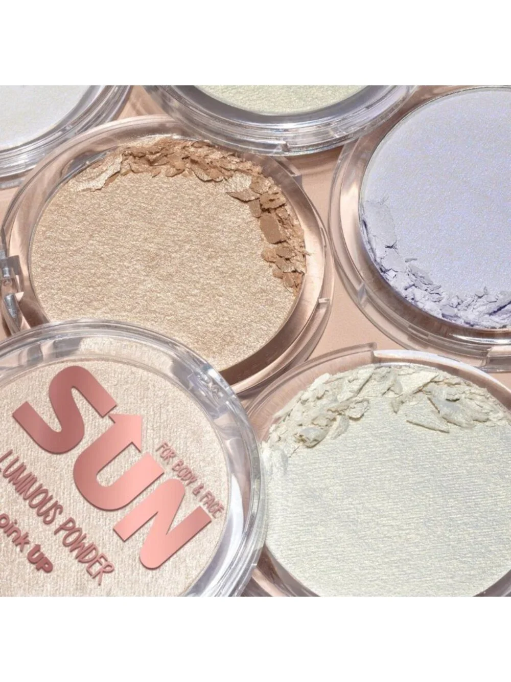 Luminous Pink Highlighter Powder | Radiant Glow & Silky Texture | Makeup